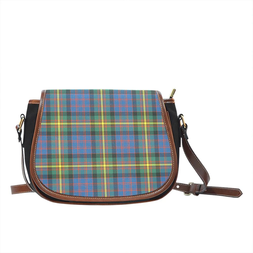 Glass Tartan Saddle Handbags main image 1