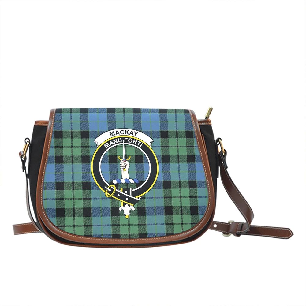 MacDonell of Keppoch Tartan Saddle Handbags