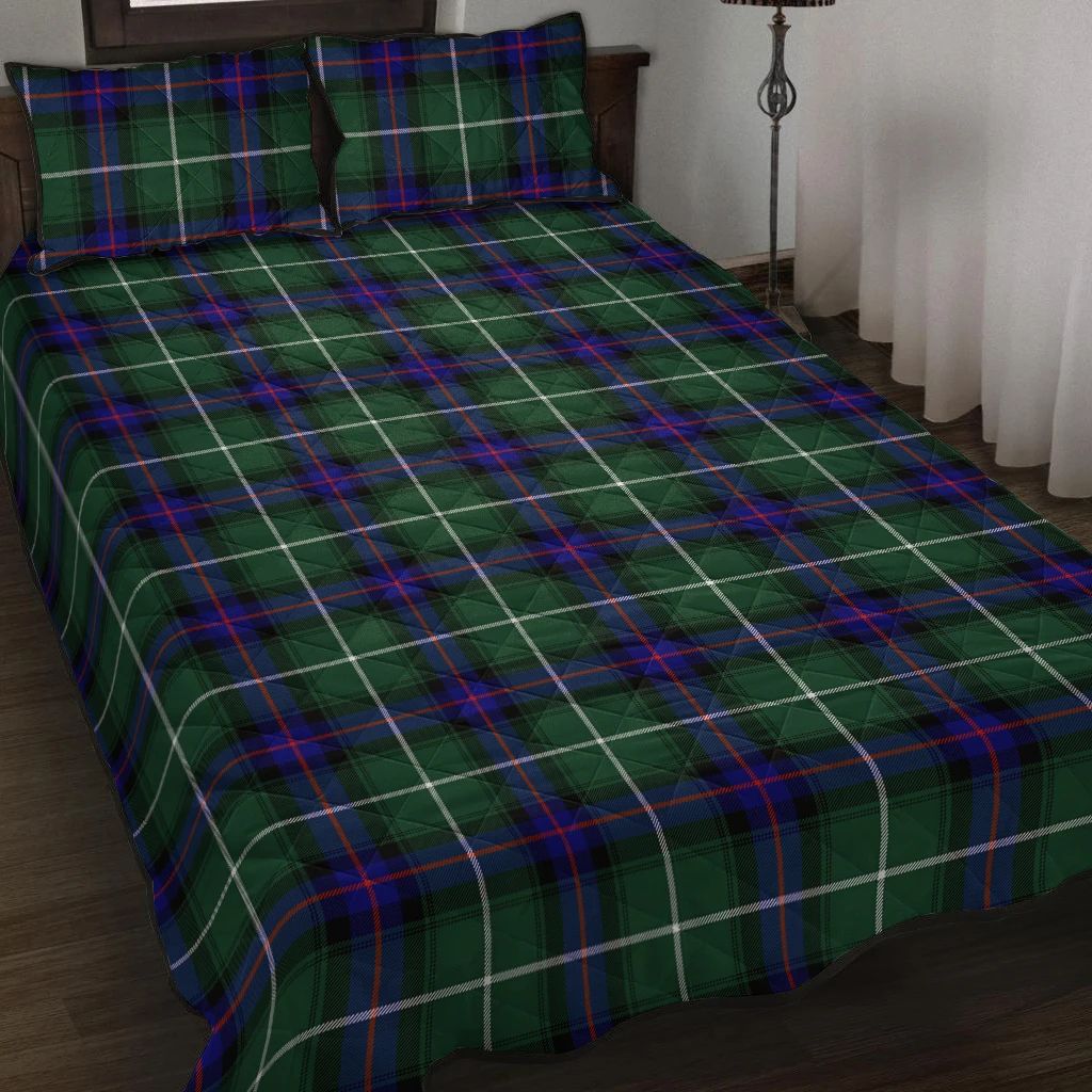 MacDonald of the Isles Hunting Modern Tartan Crest Premium Blanket - Celtic Stag style