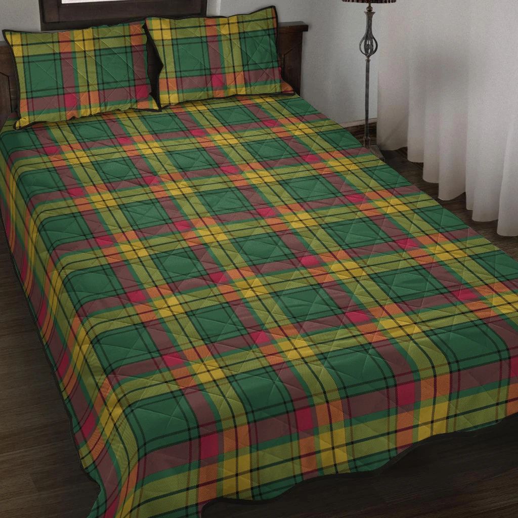 Stewart Dress Ancient Tartan Quilt Bed Set