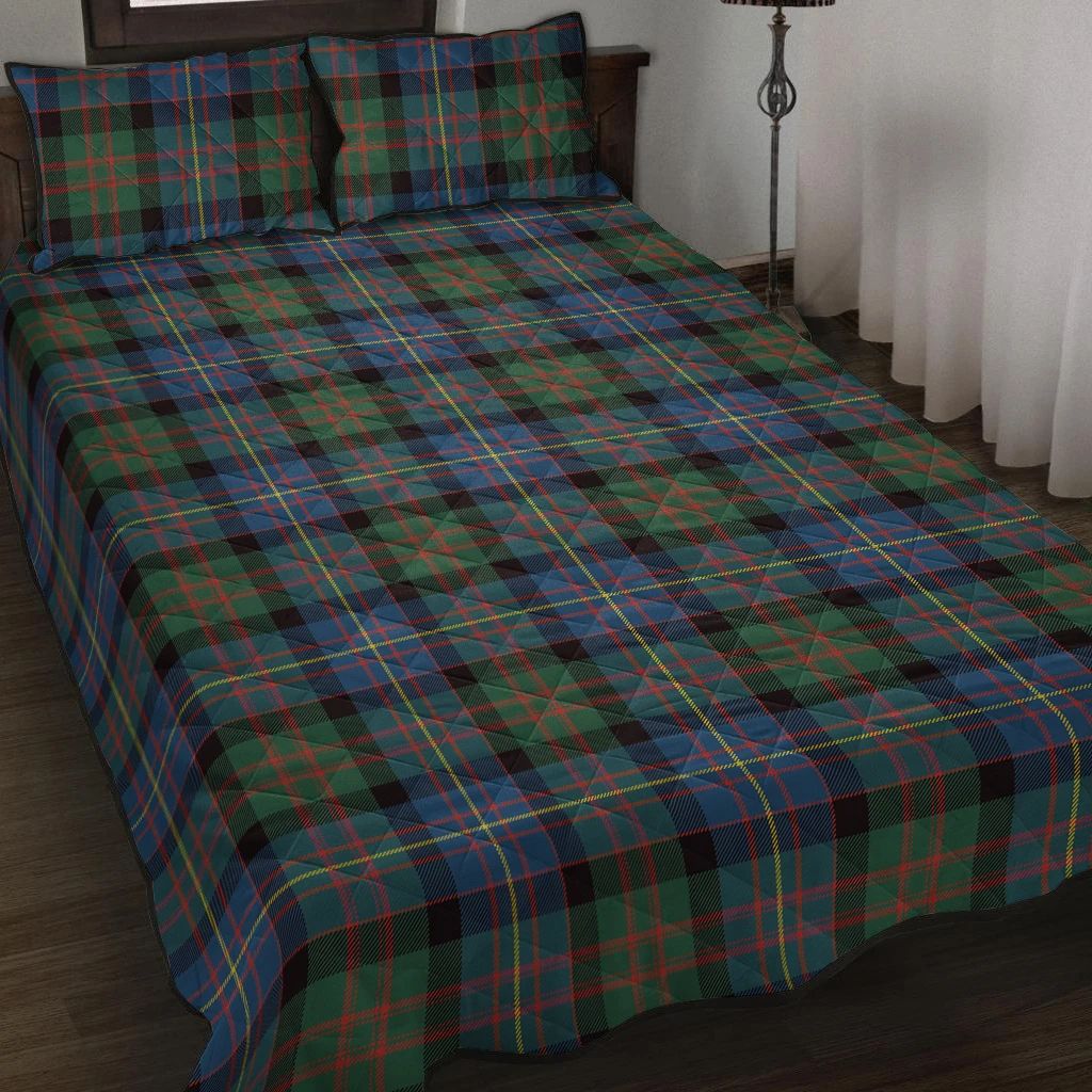 Cameron of Erracht Weathered Tartan Crest Quilt