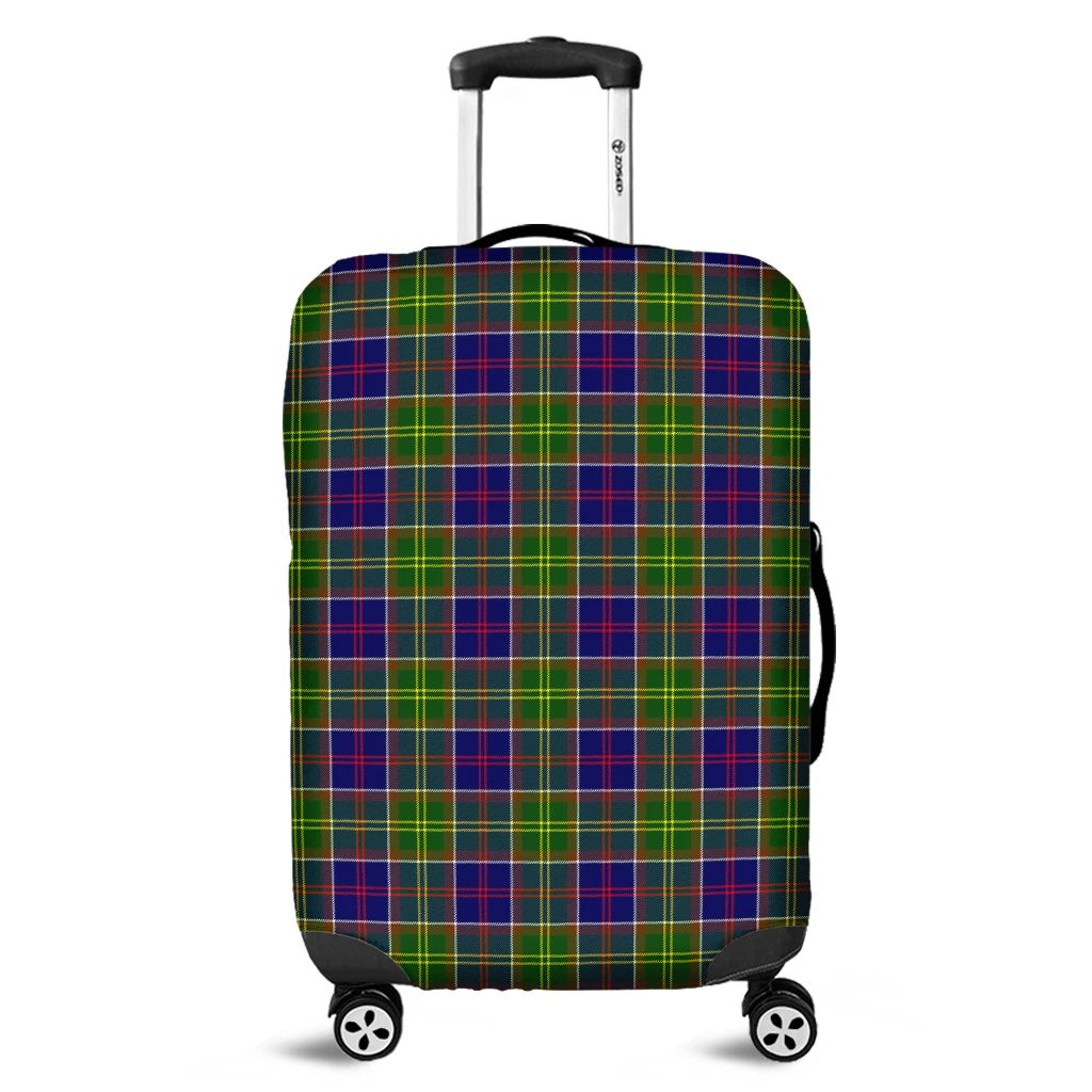 Scottish Tartan Red Yellow Plaid Luggage Cover Protector