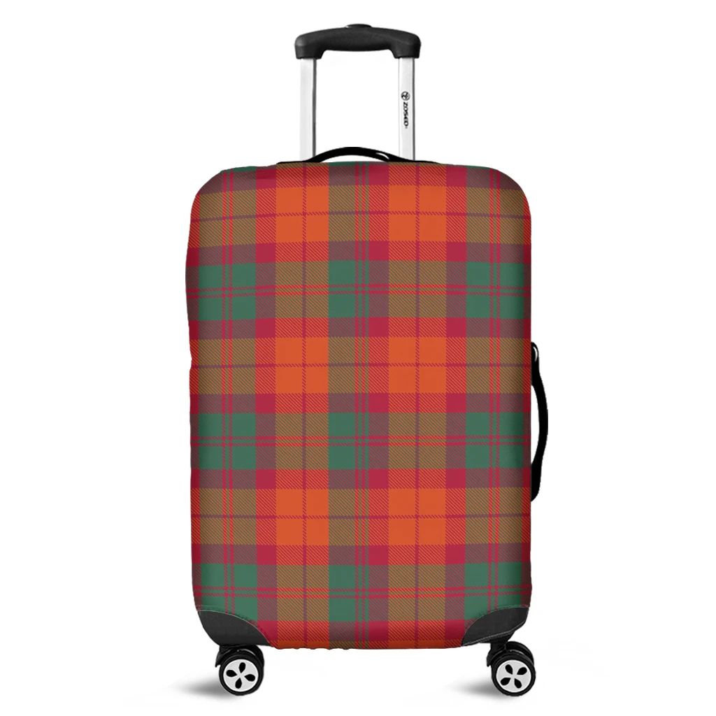 Tartan Scottish Red Beige Plaid Luggage Cover Protector
