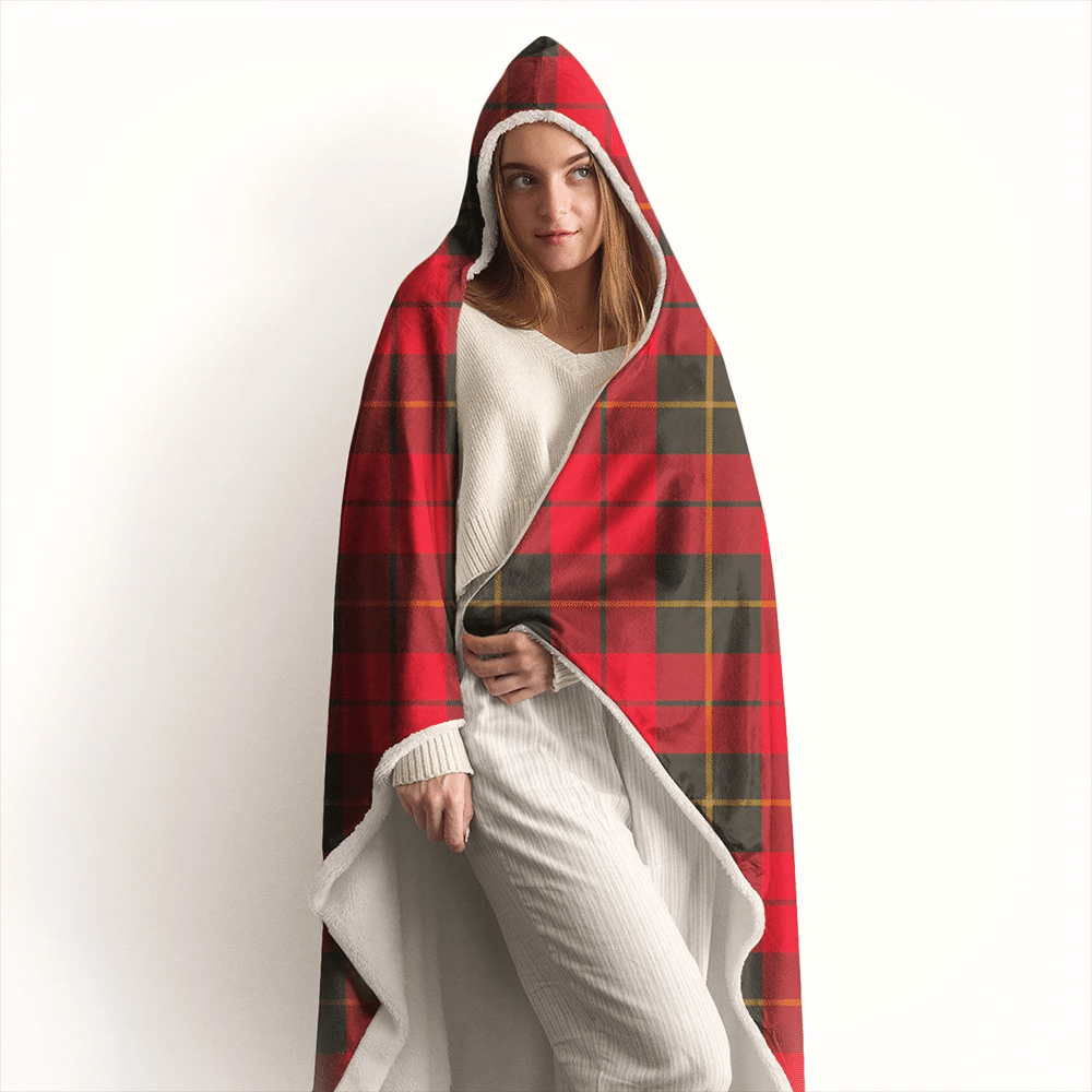 Fullarton Tartan Crest Premium Blanket - Celtic Stag style