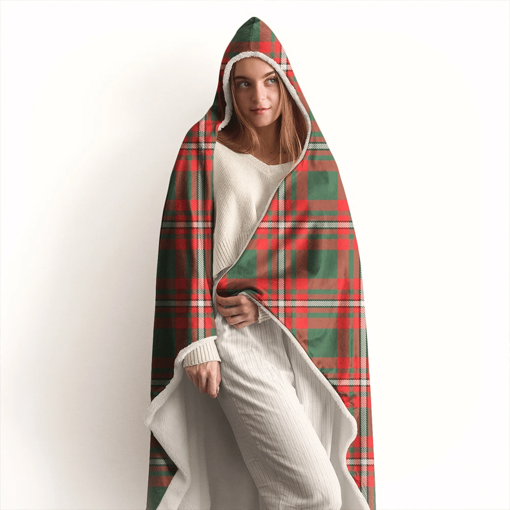 Halkett Tartan Crest Premium Blanket - Celtic Stag style