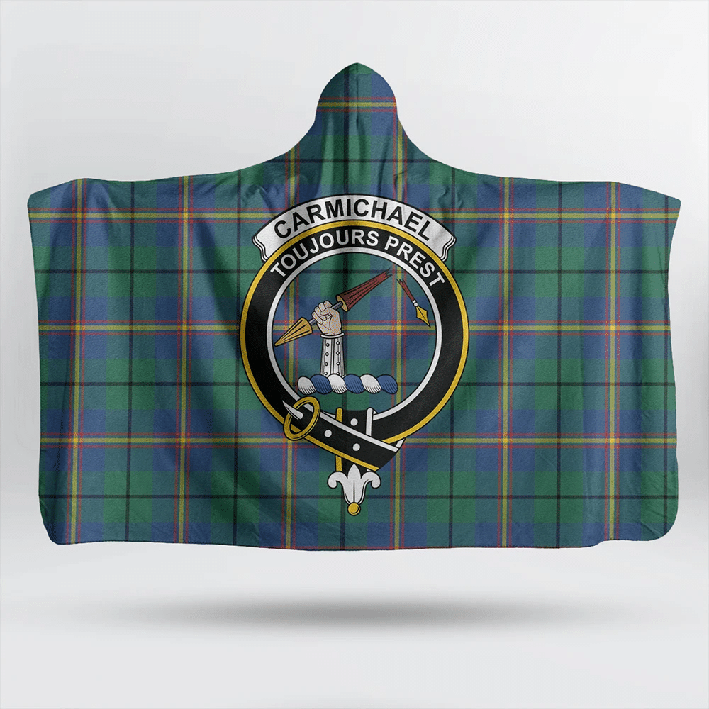Carmichael Ancient Tartan Gold Courage Symbol Blanket