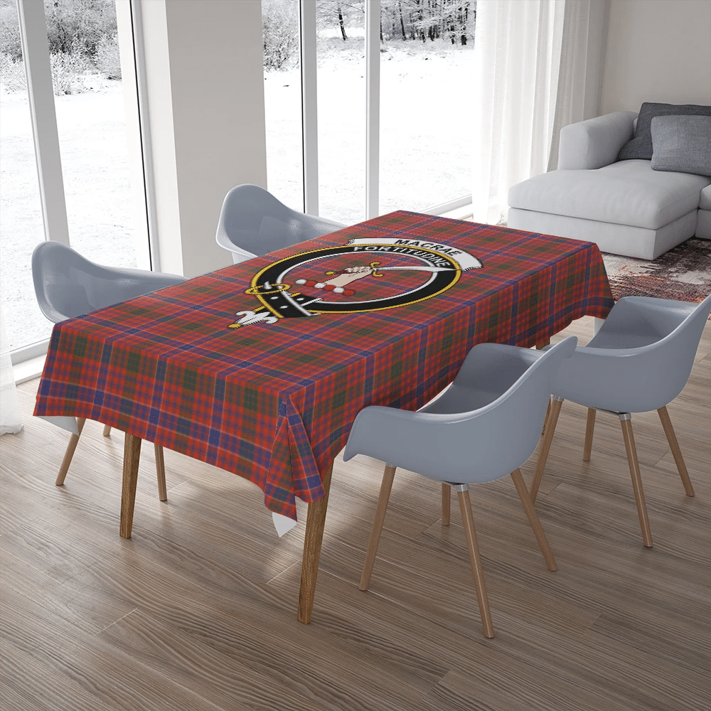 MacNicol (of Scorrybreac) Crest Tablecloth - Black Style main image 1
