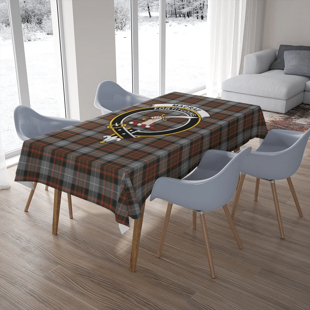MacPherson Hunting Modern Tartan Crest Tablecloth