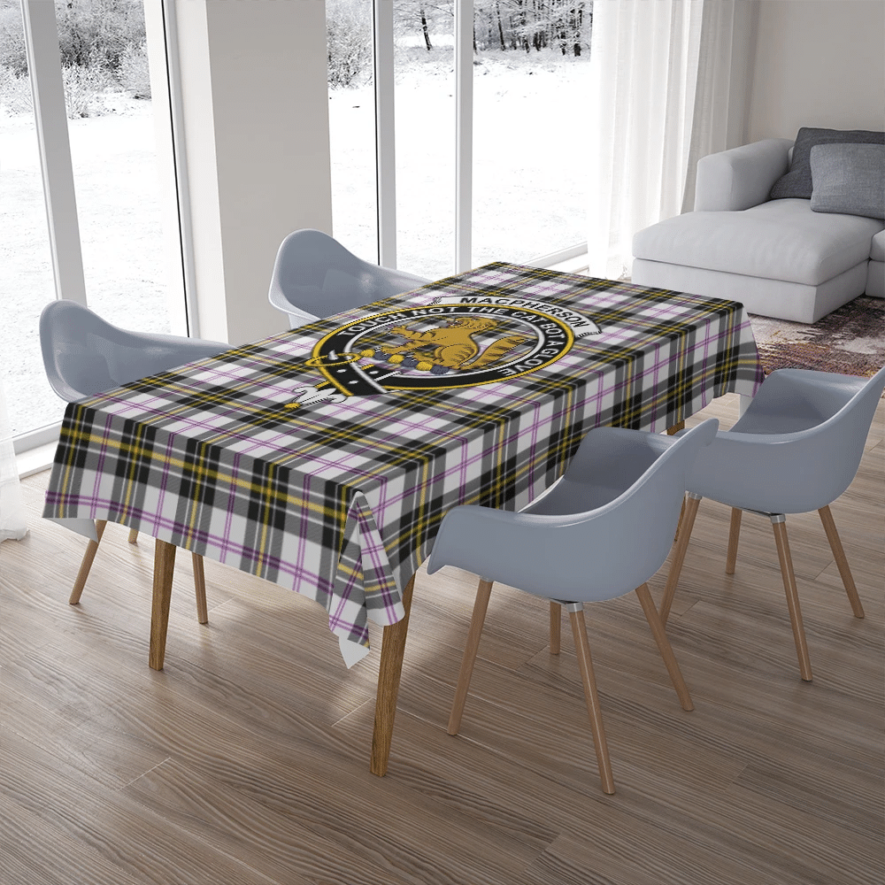 Buchan Modern Tartan Crest Tablecloth main image 1