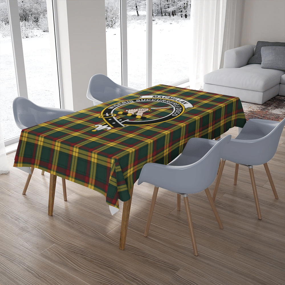 Colville Tartan Crest Tablecloth main image 0