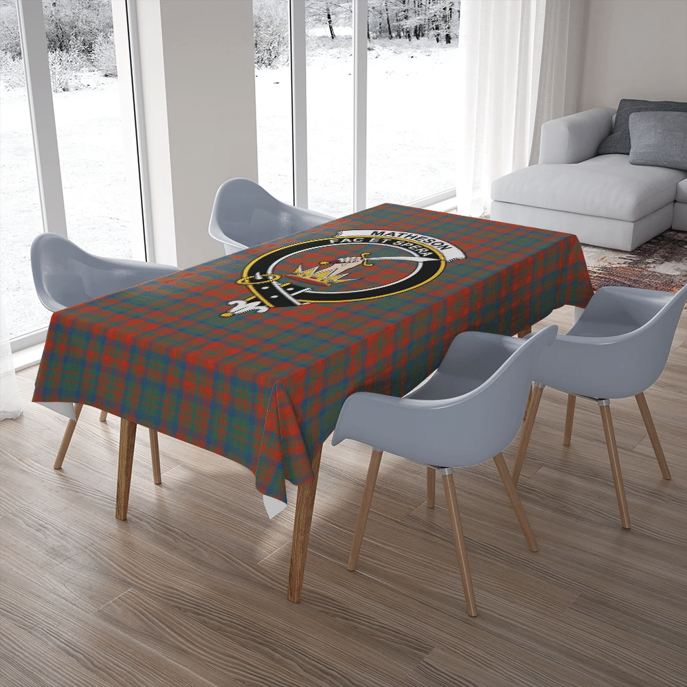 Harkness Dress Tartan Crest Tablecloth