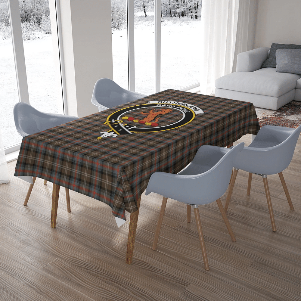 Ochterlony Crest Tablecloth - Black Style main image 1