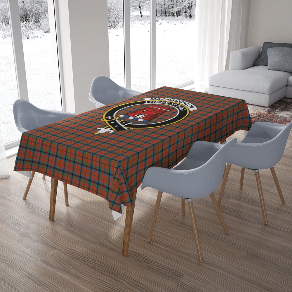 McNab Ancient Tartan Crest Tablecloth