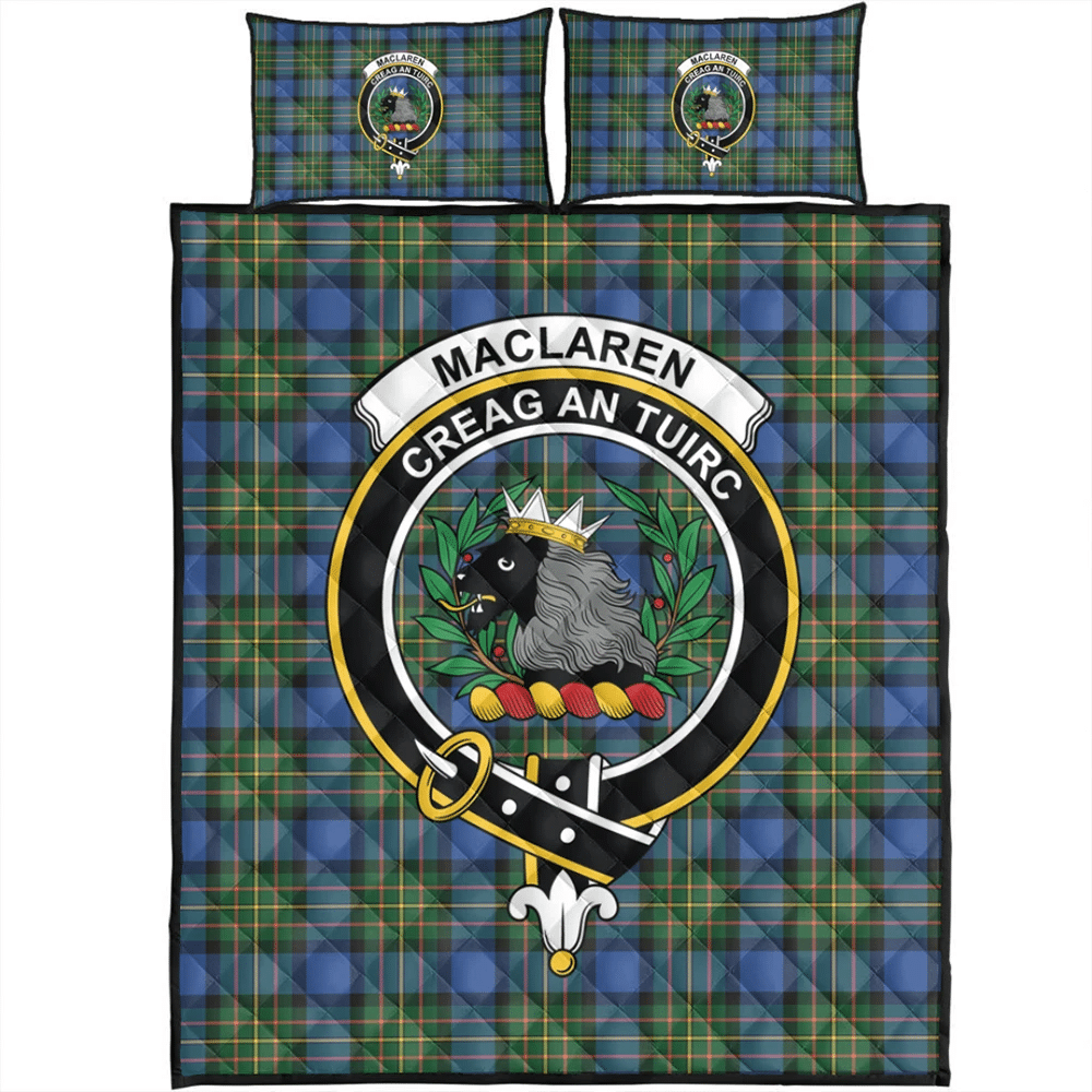 MacLaren Dress Tartan Crest Quilt