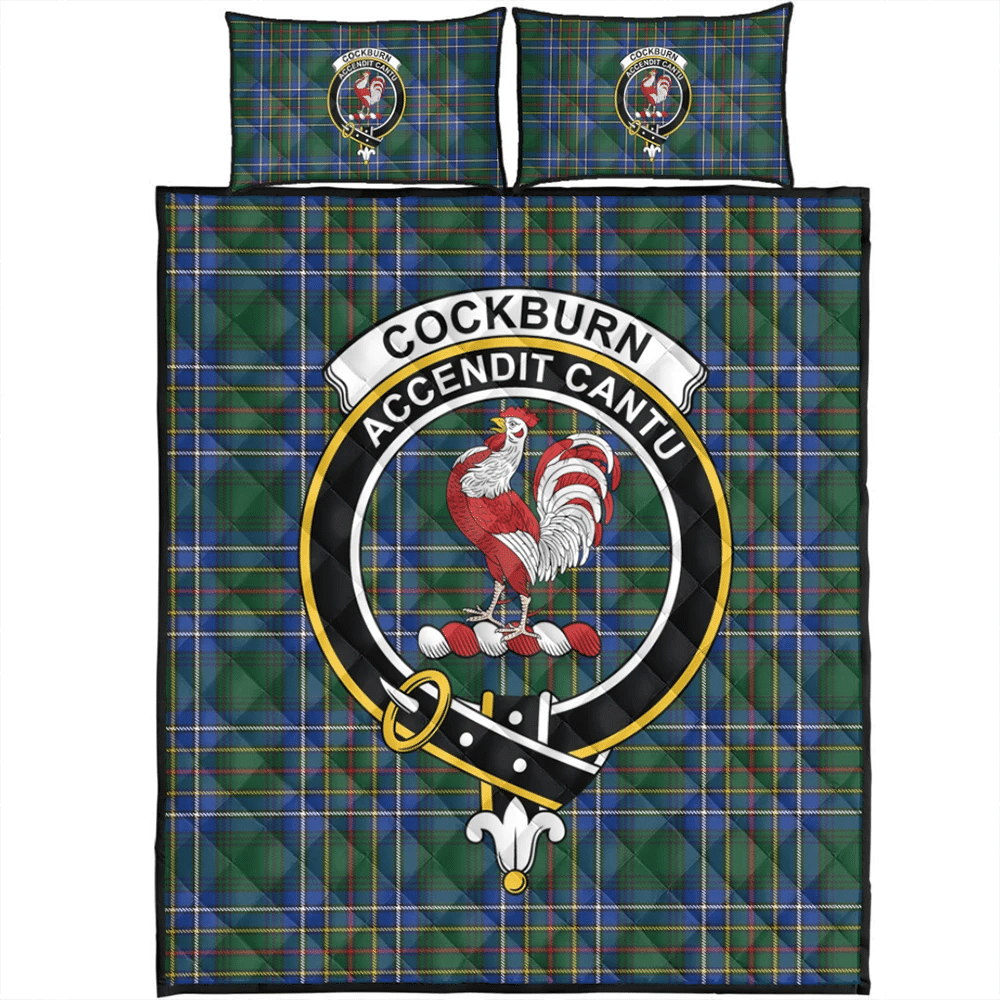 Cockburn Modern Tartan Crest 2D T-shirt - Never Underestimate Style