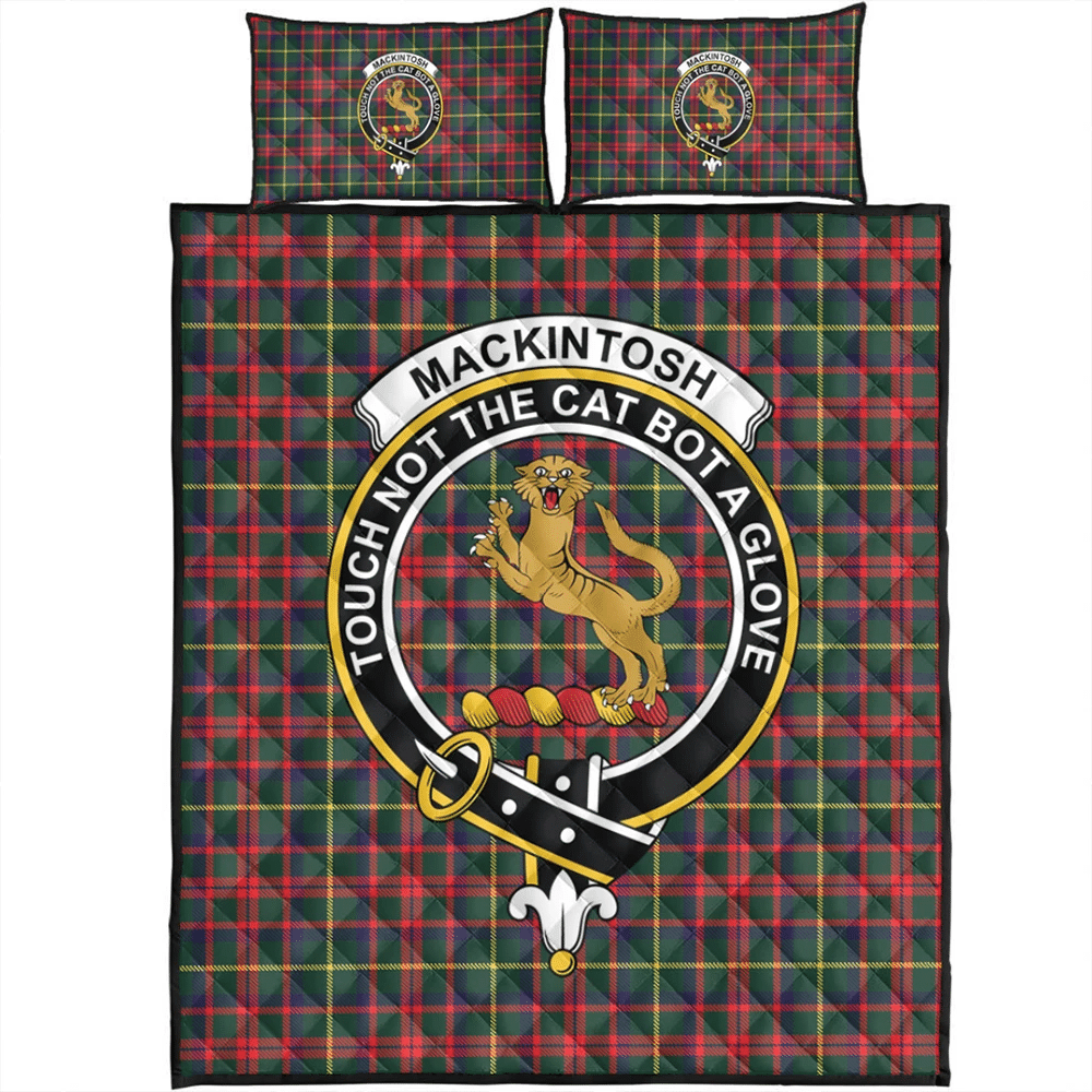 MacKintosh Hunting Modern Tartan Crest Premium Quilt Oldest Style main image 0