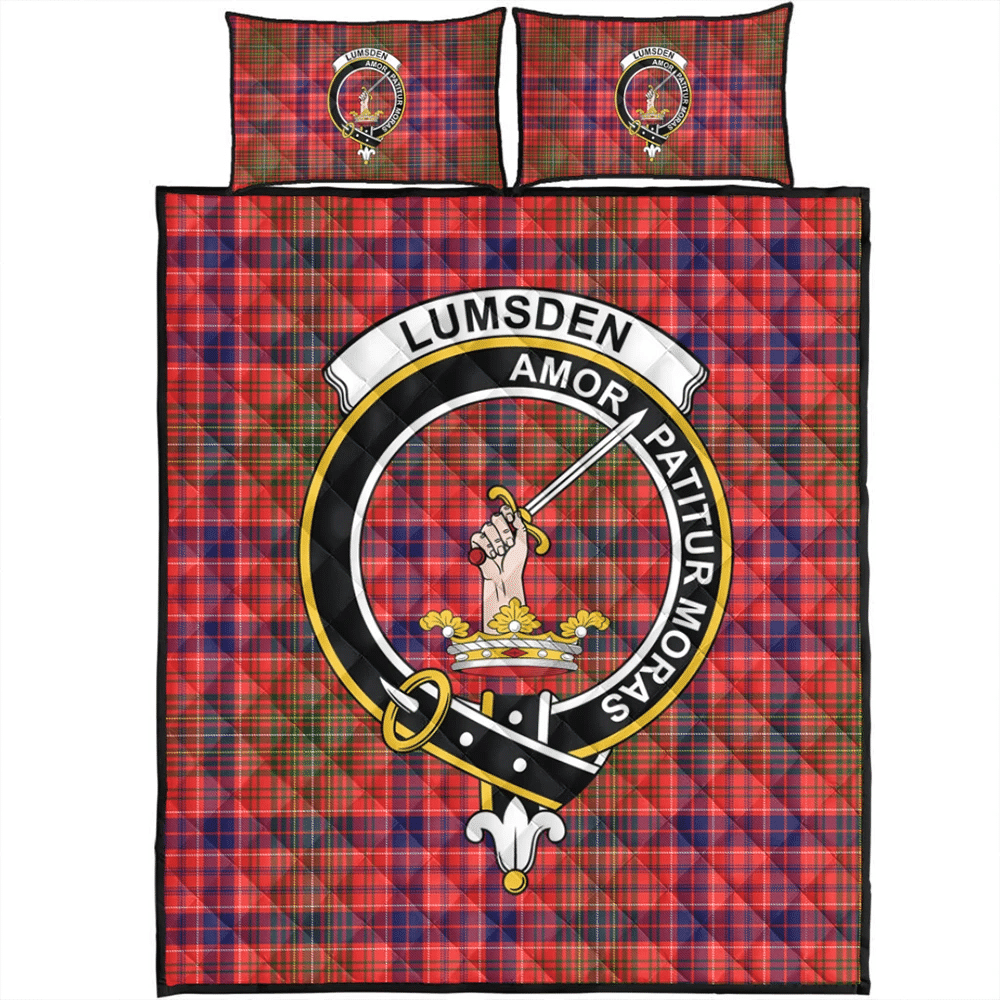 Buchan Modern ?Tartan Crest Legend Gold Royal Premium Quilt