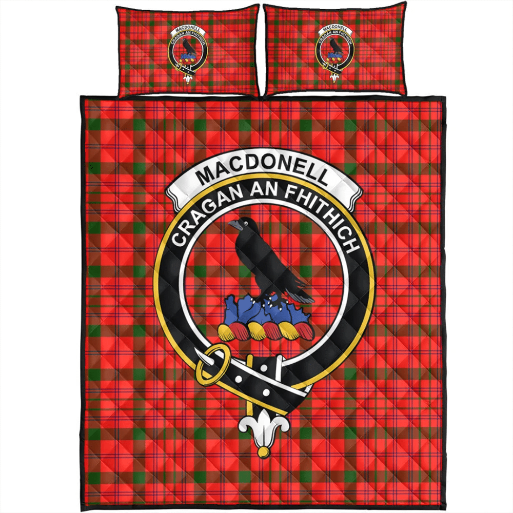 MacDonnell of Keppoch Modern Tartan Polo Shirt - Royal Coat Of Arms Style