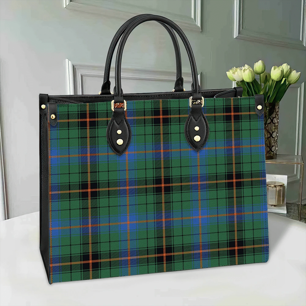 Nicolson Ancient Old Tartan Crest Satchel Bag