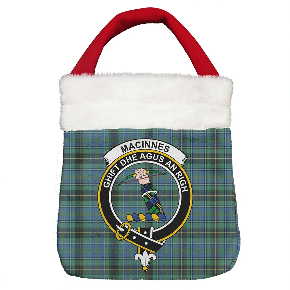 MacKinnon Ancient Tartan Crest Christmas Hat main image 1