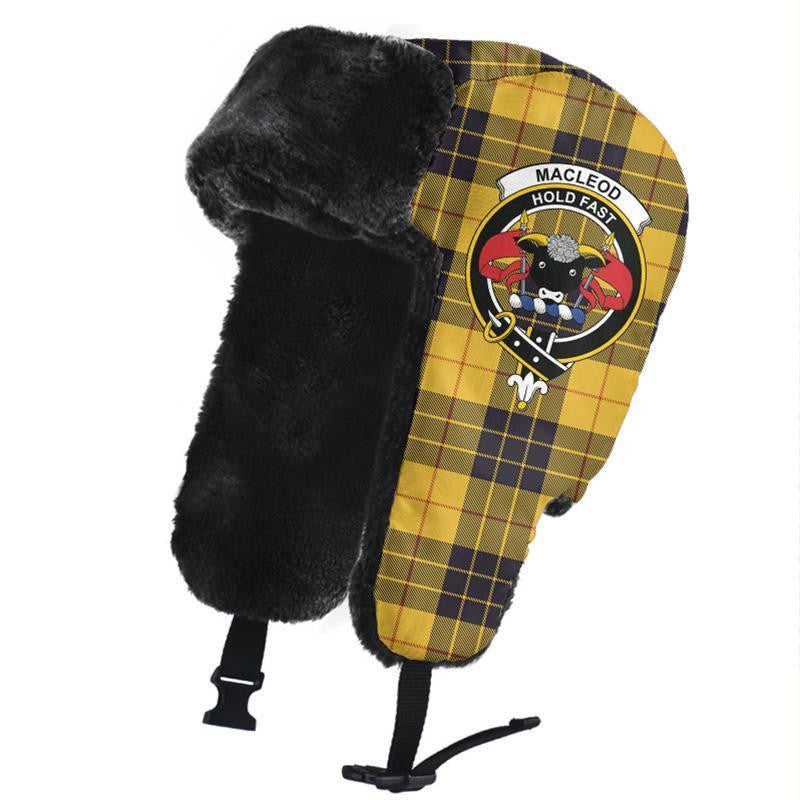 MacLeod of Lewis Ancient Tartan Classic Crest Trapper Hat | Celticprime ...