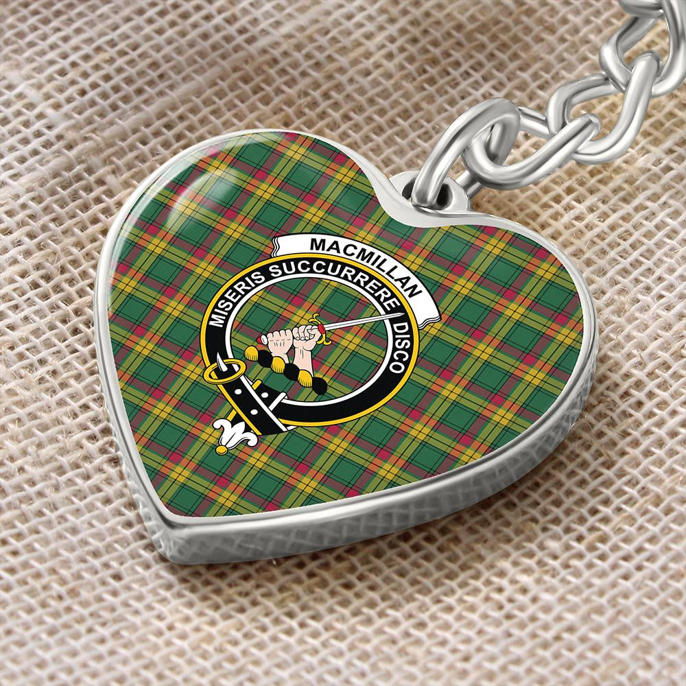 MacMillan Old Weathered Tartan Crest Zipper Hoodie - Circle Style main image 1