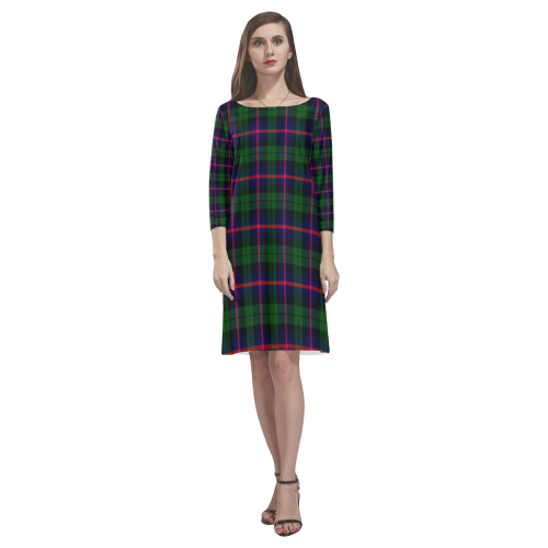 Urquhart Modern Tartan Hoodie Half of Me - Cross Style SP