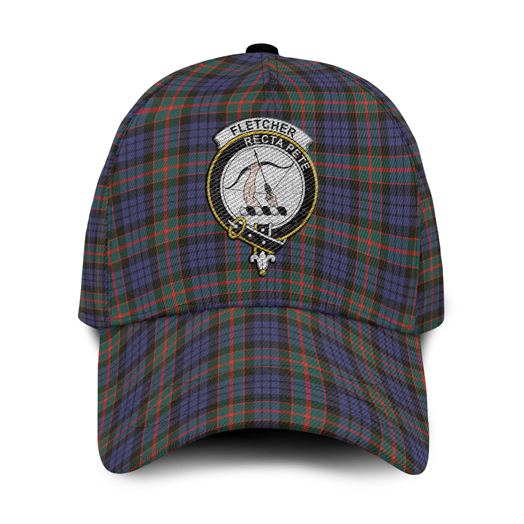 Fletcher Modern Tartan Crest Hoodie - Circle Style