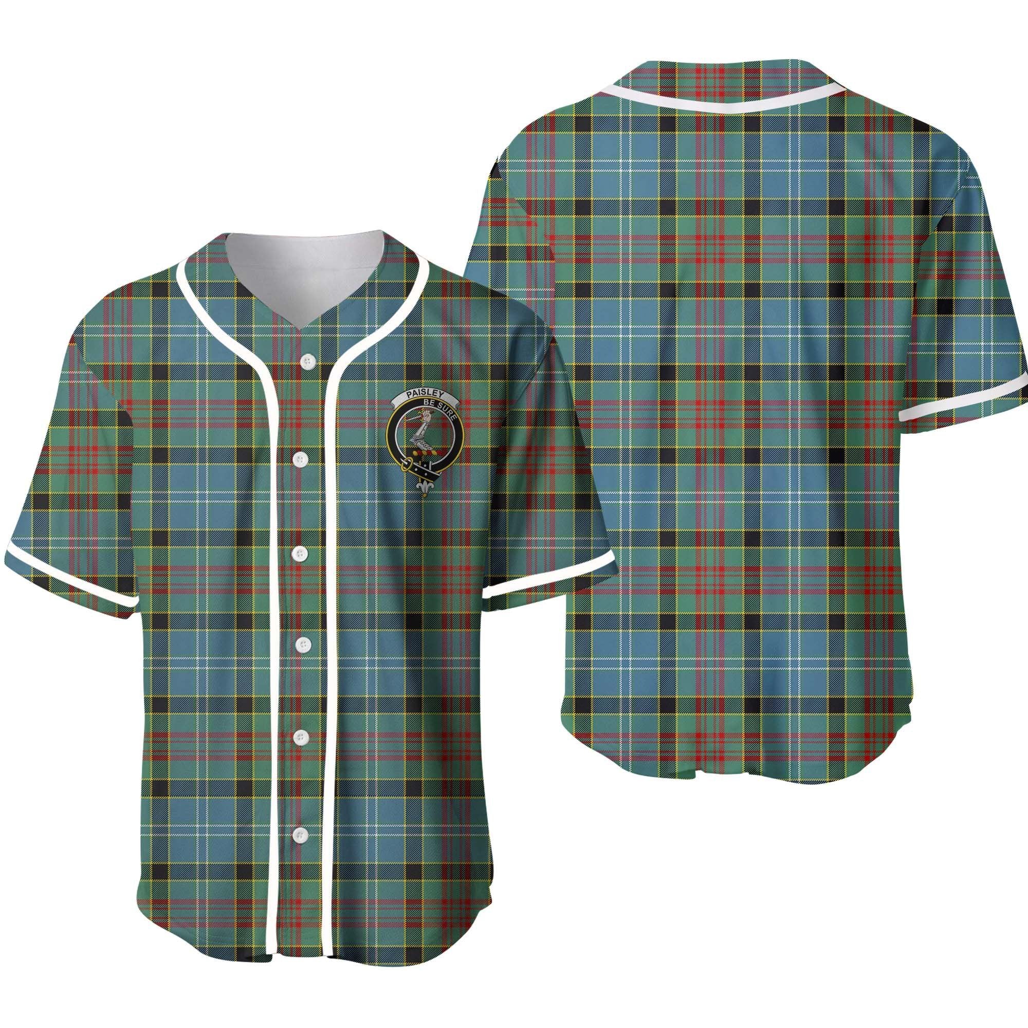Dalziell Tartan Crest Baseball Jersey main image 0
