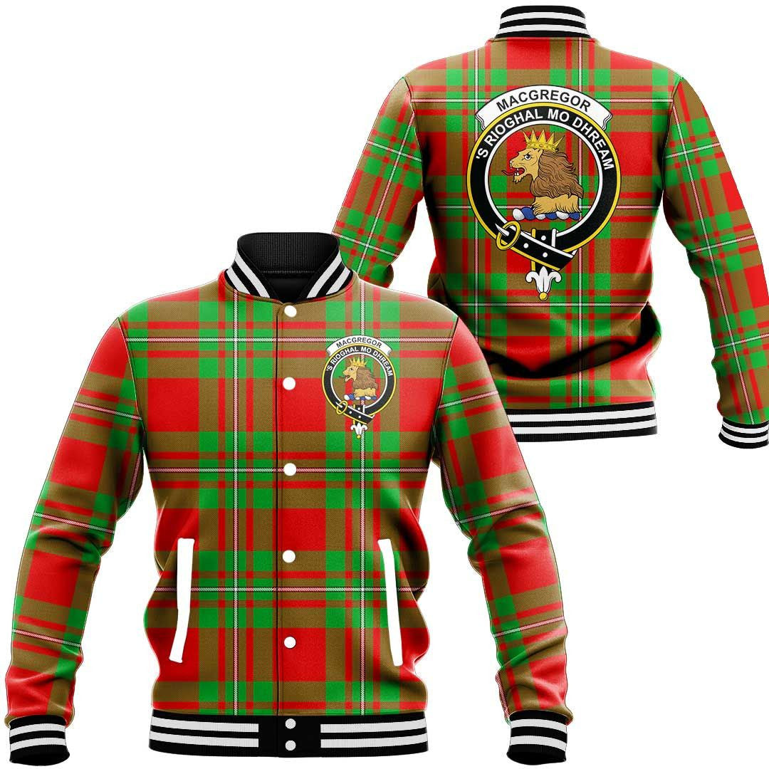 MacGregor Modern Tartan Crest Polo Shirt - Thistle Black Style main image 1