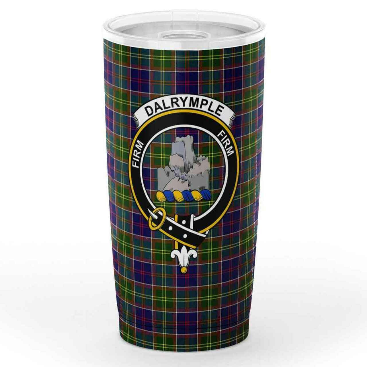 Fraser Tartan Crest Tumbler