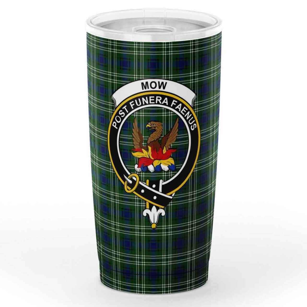 Gow (or McGouan) Tartan Crest Tumbler