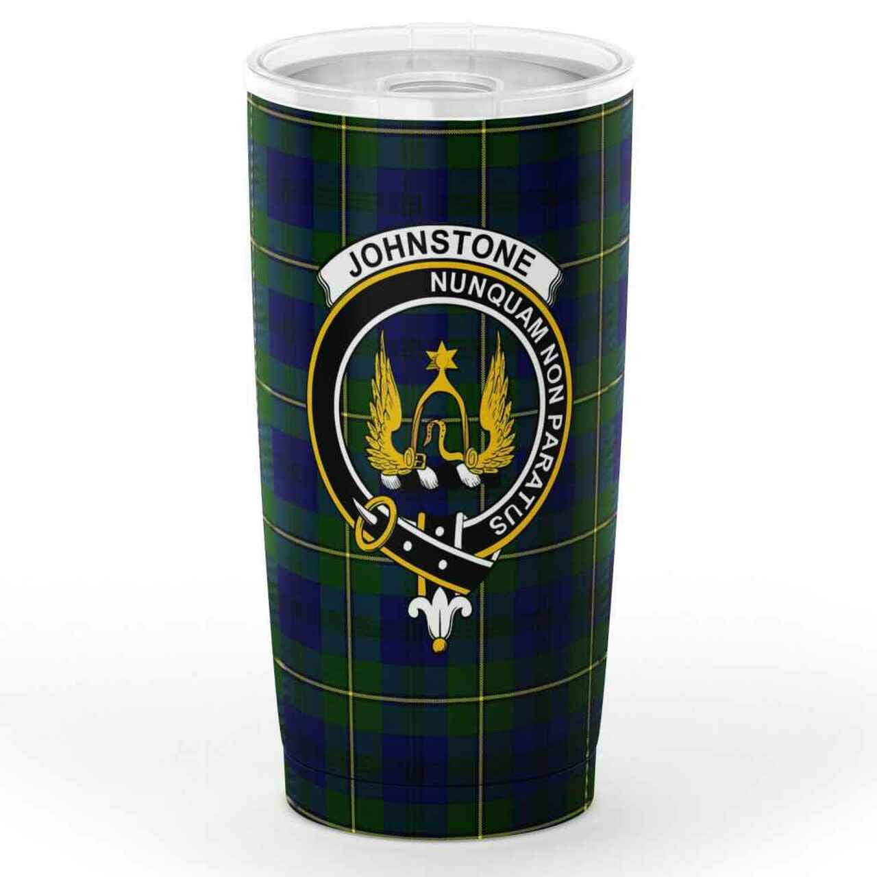 Sutherland Old Ancient Tartan Crest 40 oz Insulated Tumbler with Handle