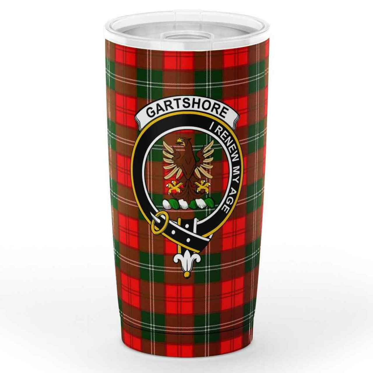 Gartshore Tartan Crest Premium Blanket - Celtic Stag style