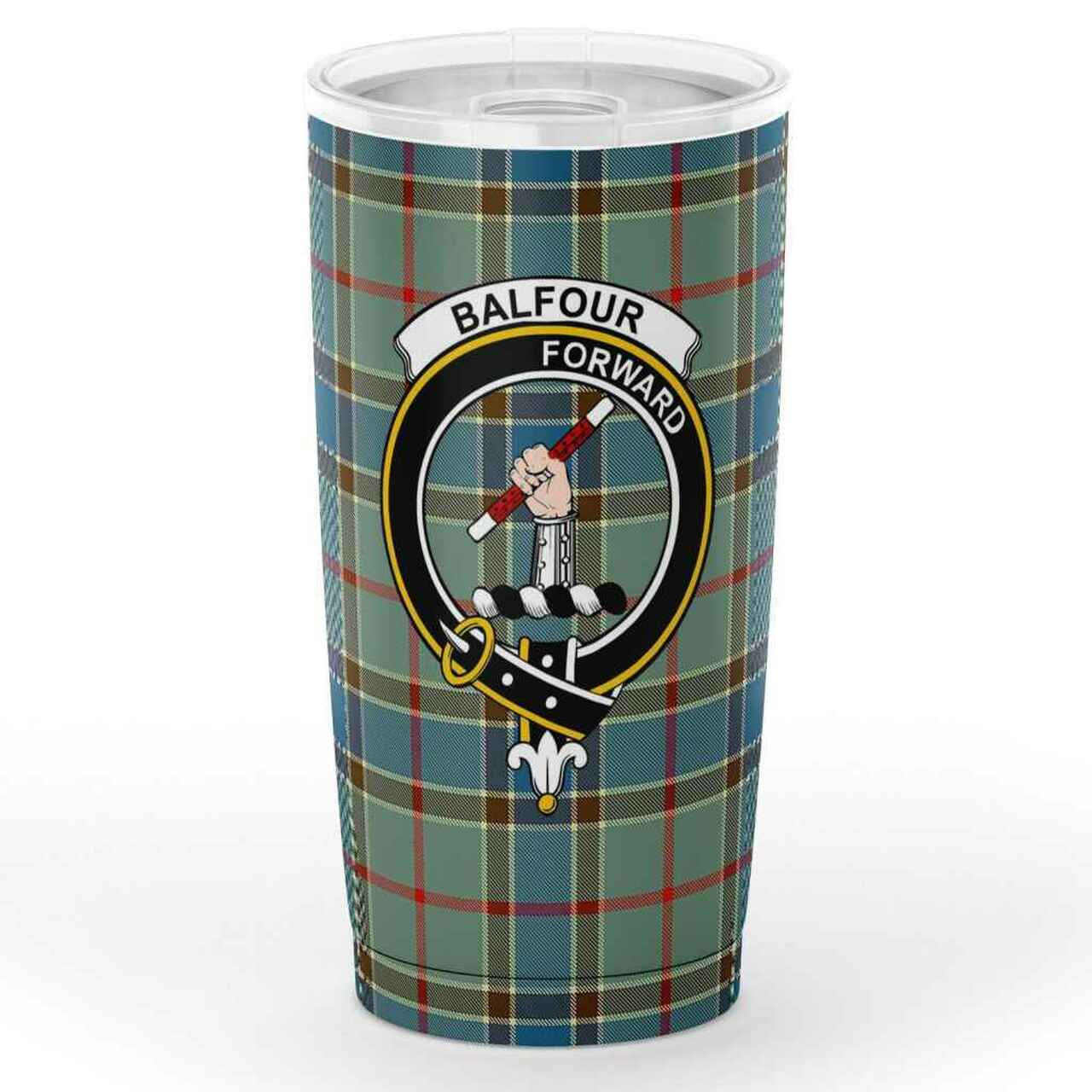 Dennistoun Tartan Crest Tumbler