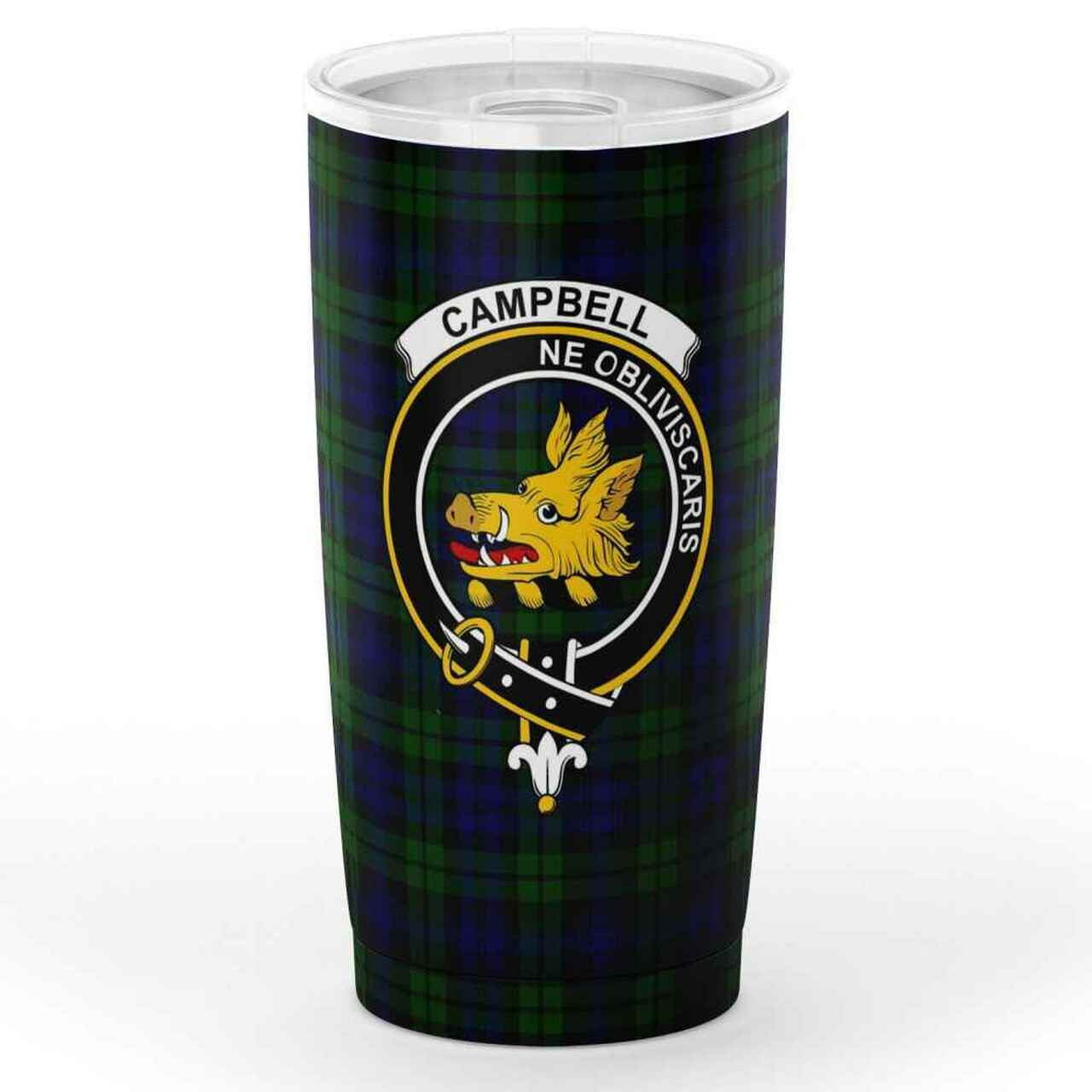 MacMillan Hunting Modern Tartan Crest Tumbler