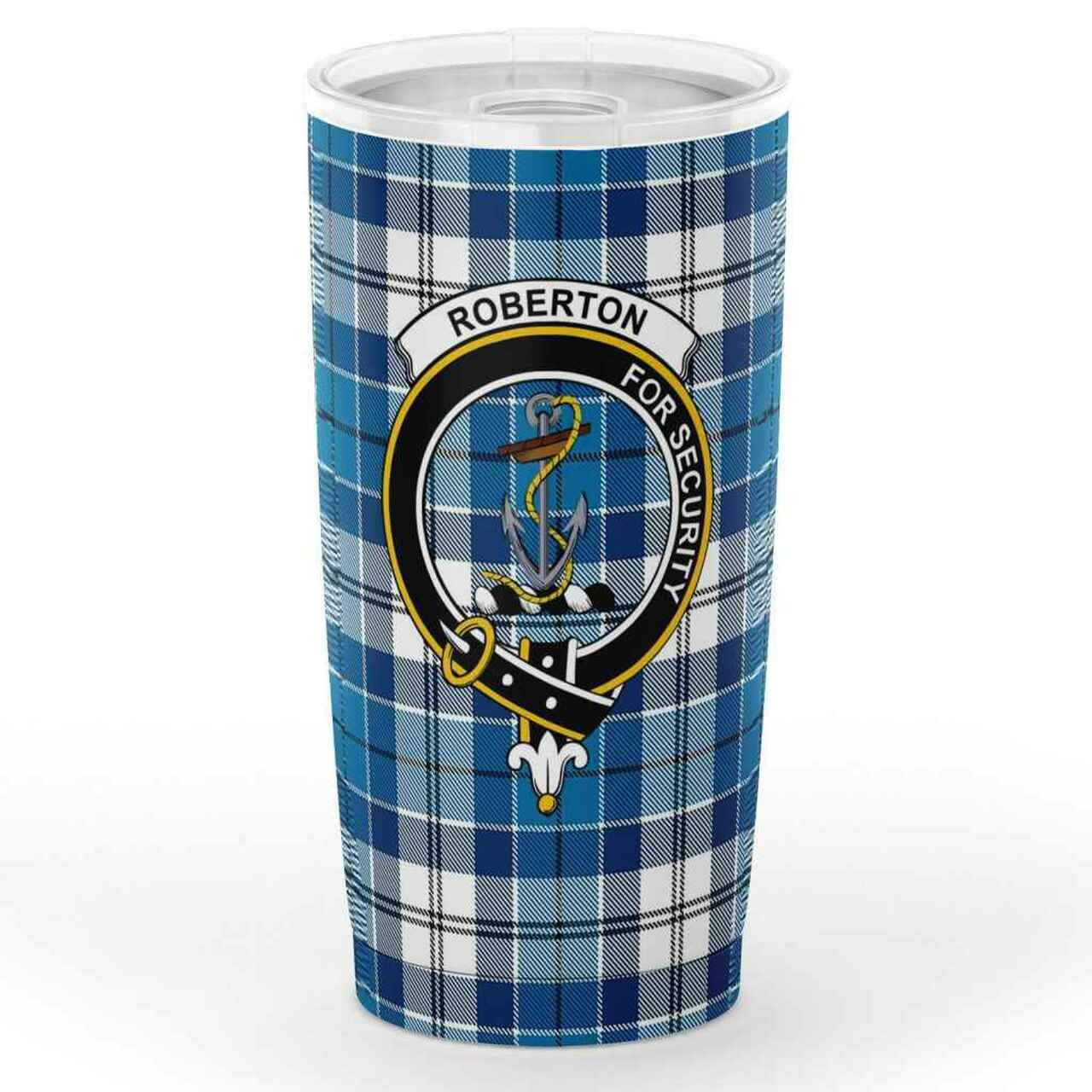 Roberton Tartan Crest T-shirt - Alba Celtic Style