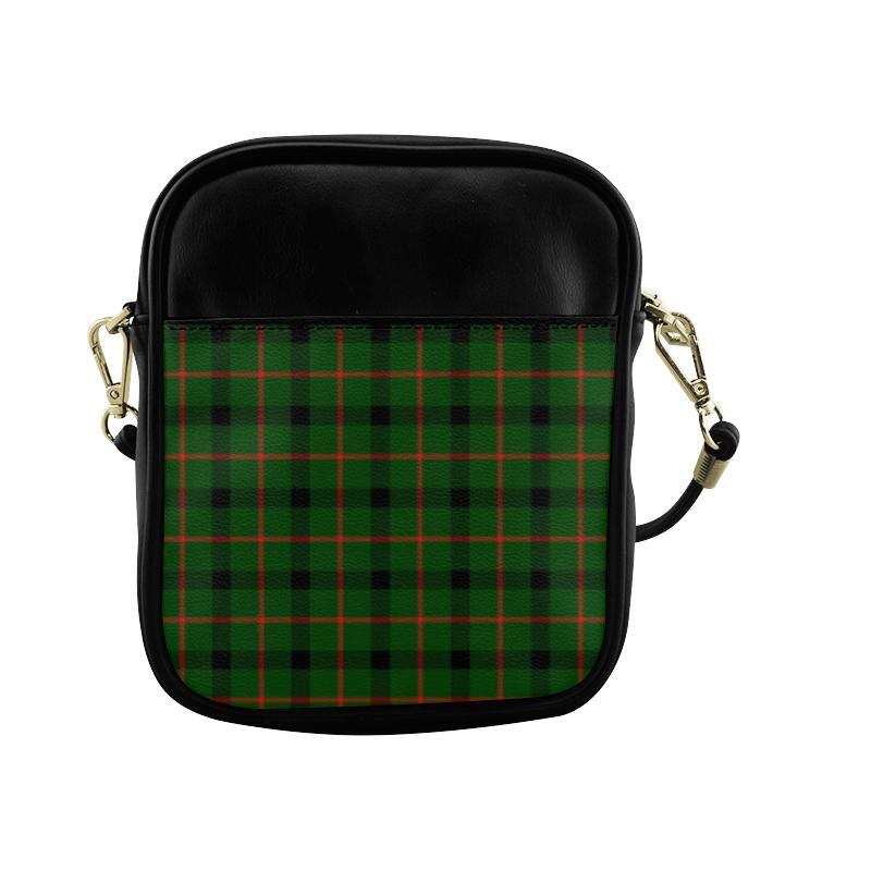 Scott Black _ White Modern Tartan Plaid Sling Bag main image 1