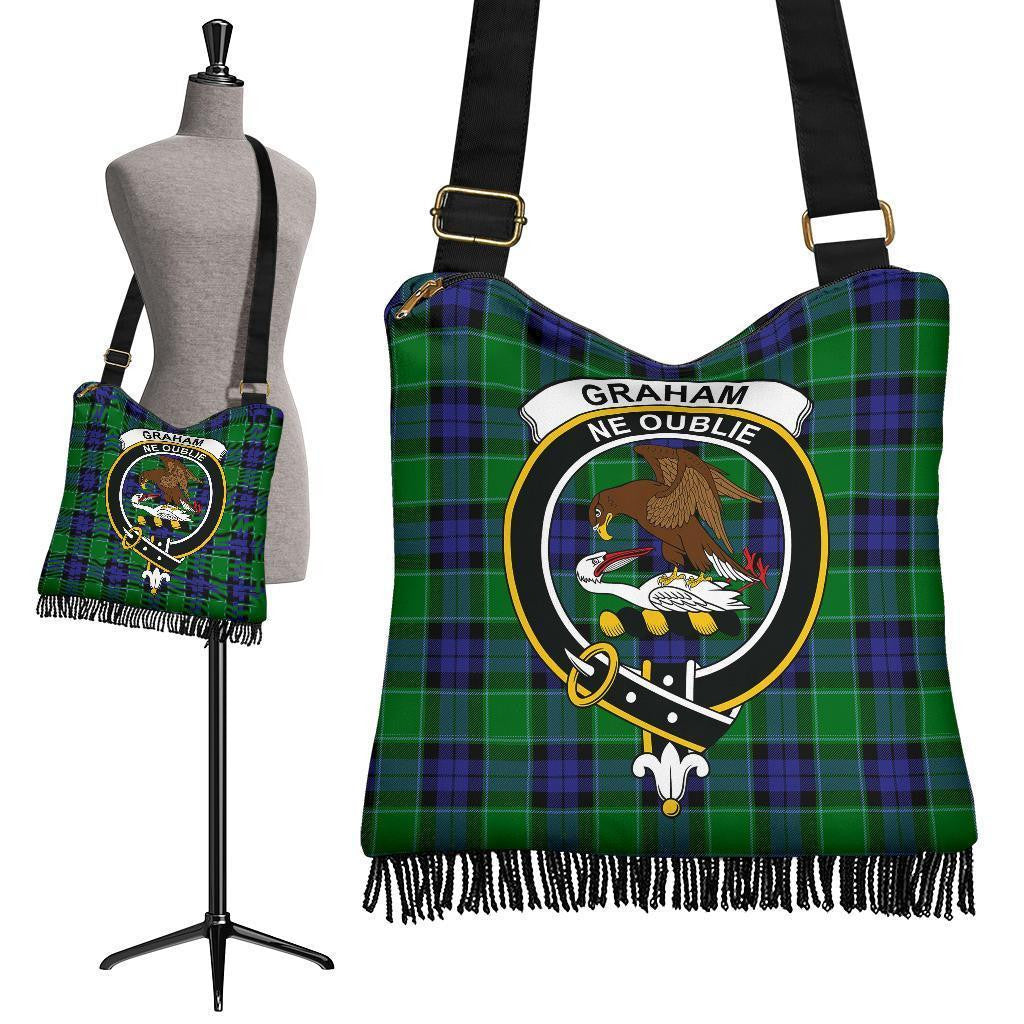 Graham of Menteith Tartan Crest Long Sleeve Button Shirt