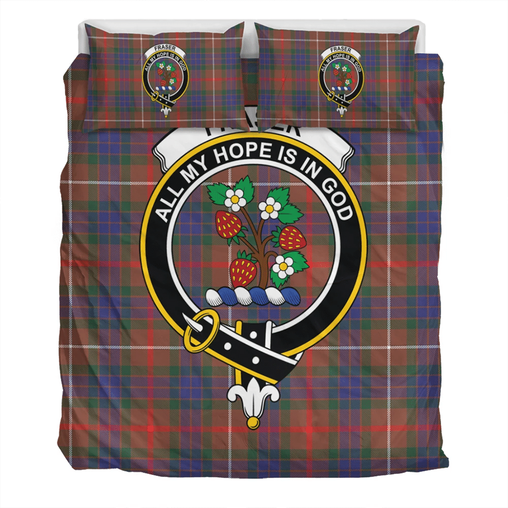Fraser Hunting Modern Tartan Hoodie - Lion Rampant And Celtic Thistle Style