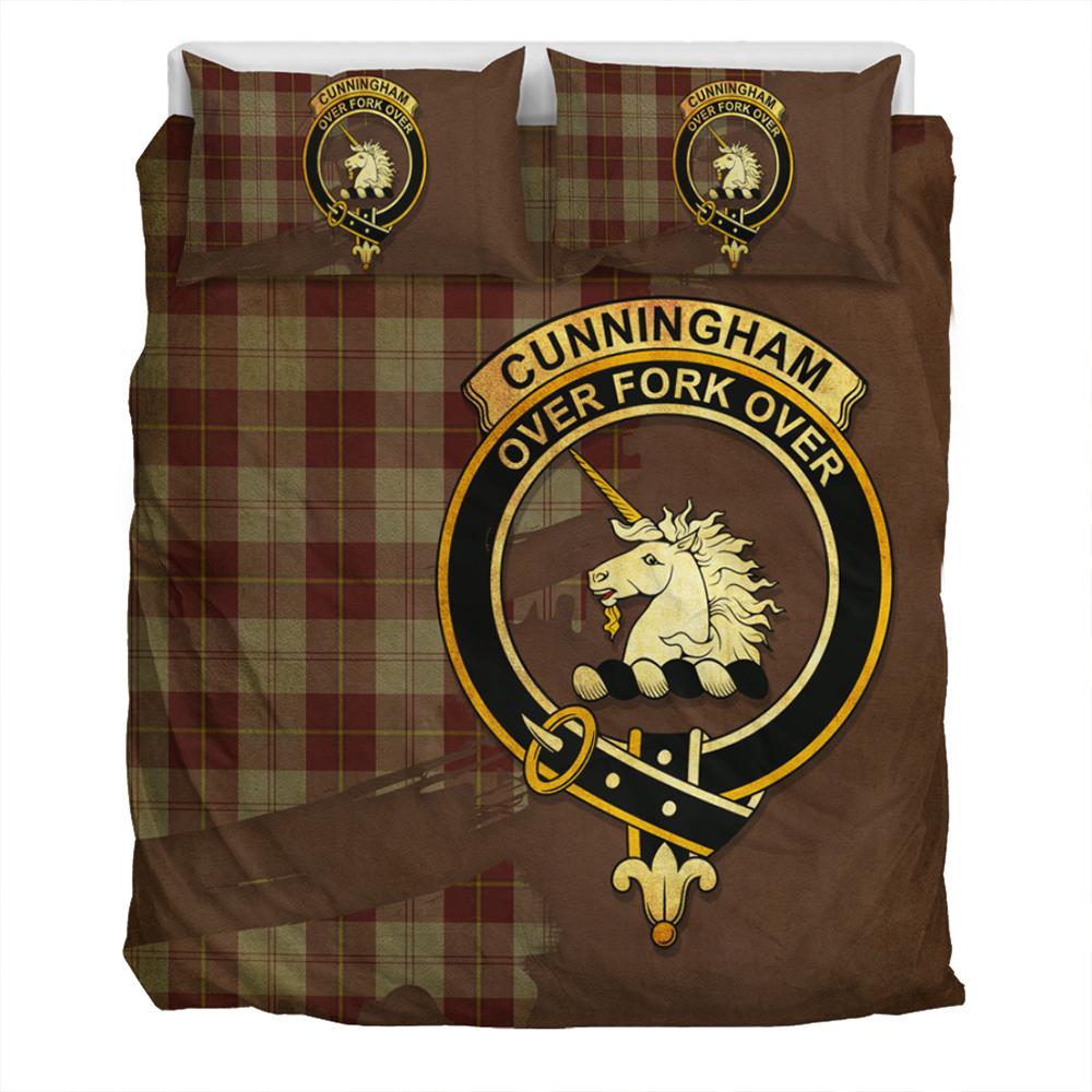 Cunningham Burgundy Dancers Tartan Classic Tie