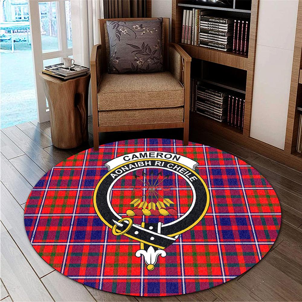Cameron Of Lochiel Modern Tartan Crest Oven Mitt And Pot Holder (2 Oven Mitts + 1 Pot Holder)