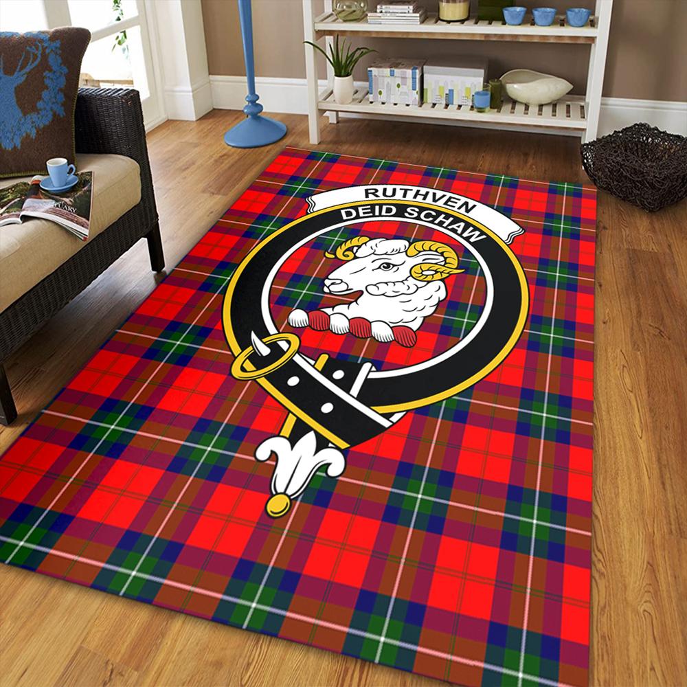 Ruthven Tartan Crest Bedding Set - Luxury Style