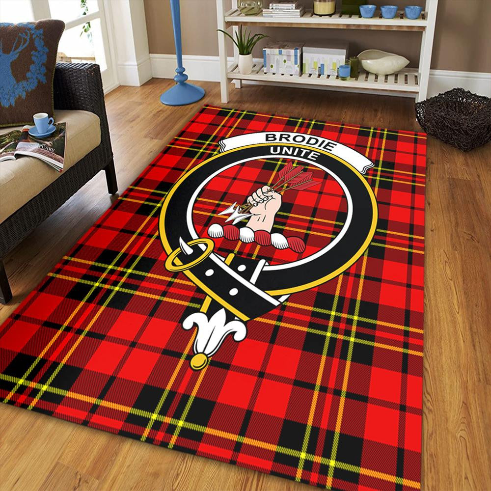 Spalding Tartan Crest Area Rug