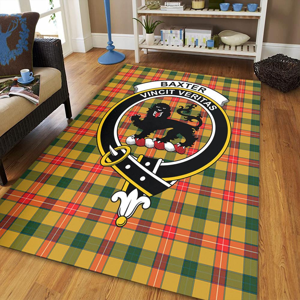 Fergusson Modern Tartan Crest Area Rug
