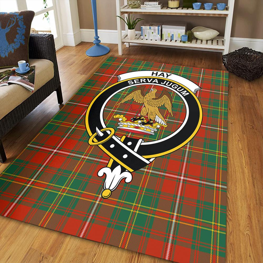 Lockhart Tartan Crest Area Rug