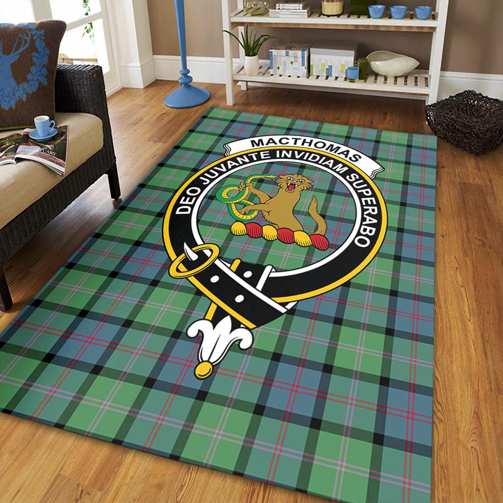 Brisbane Tartan Crest Area Rug main image 1