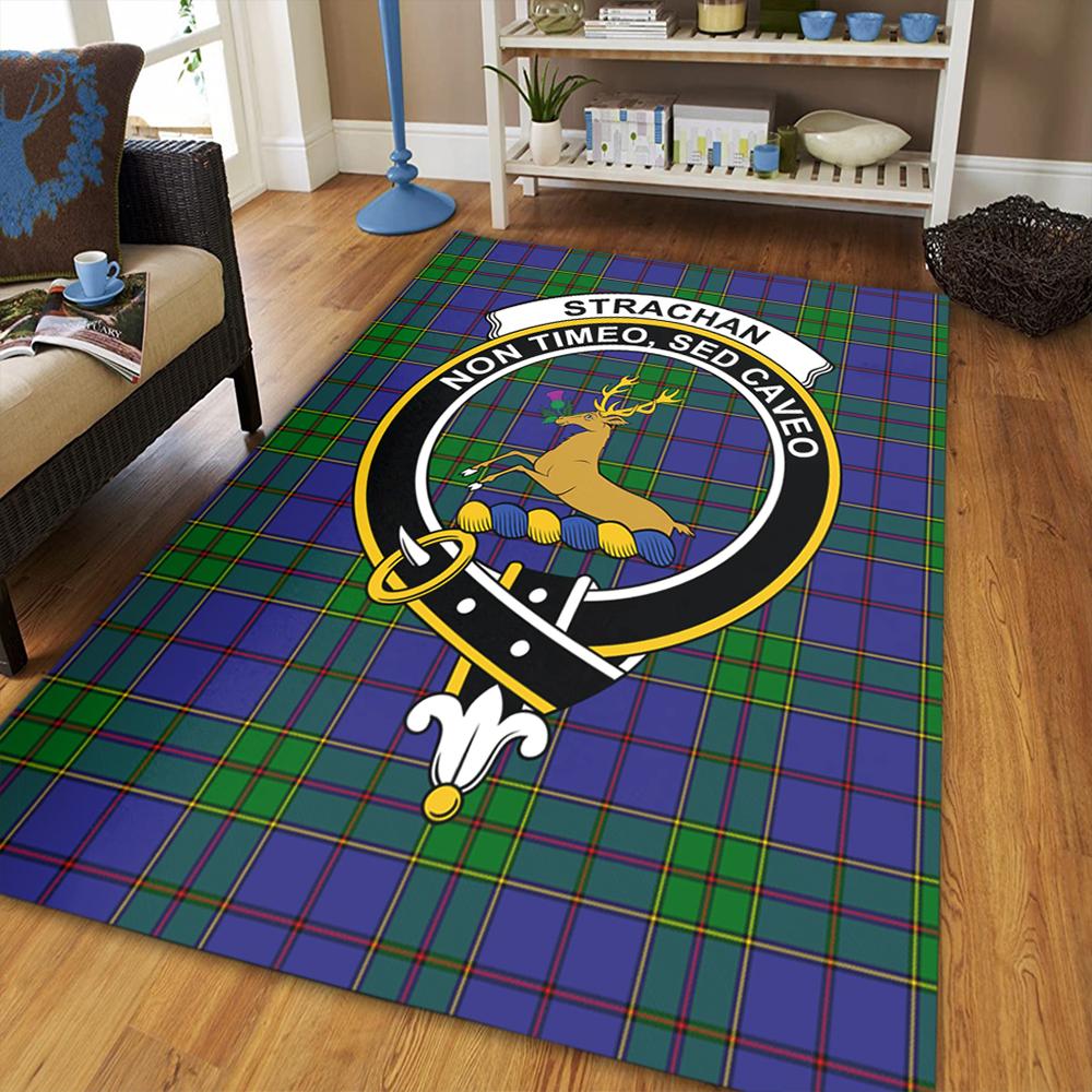 Skirving Tartan Crest Area Rug