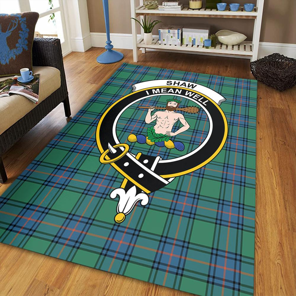 Weir Tartan Crest Area Rug main image 1