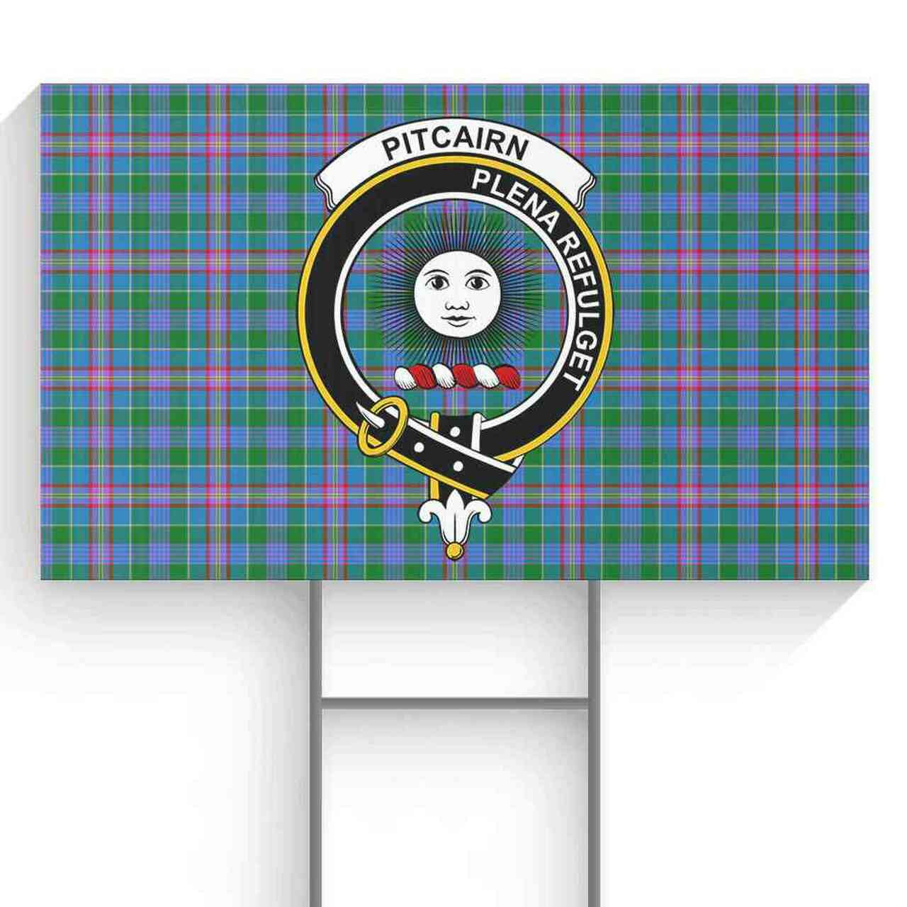 Pitcairn Hunting Tartan Crest Christmas Hat